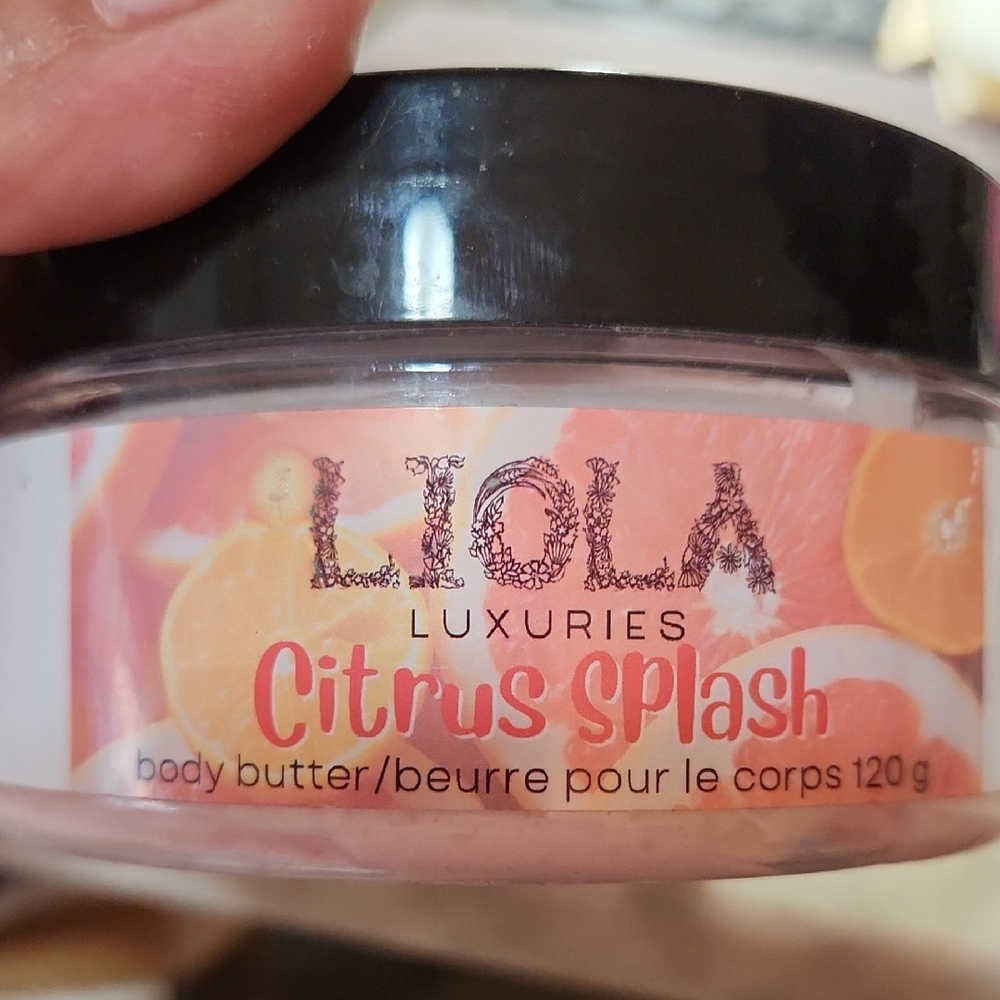 Liola Luxuries Citrus Splash Body Butter - Pink and Black